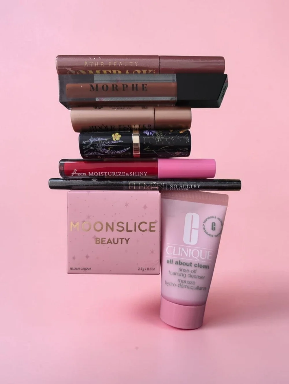 Clinique, MoonSlice Beautyand Many More Makeup Bundle With Pouch
